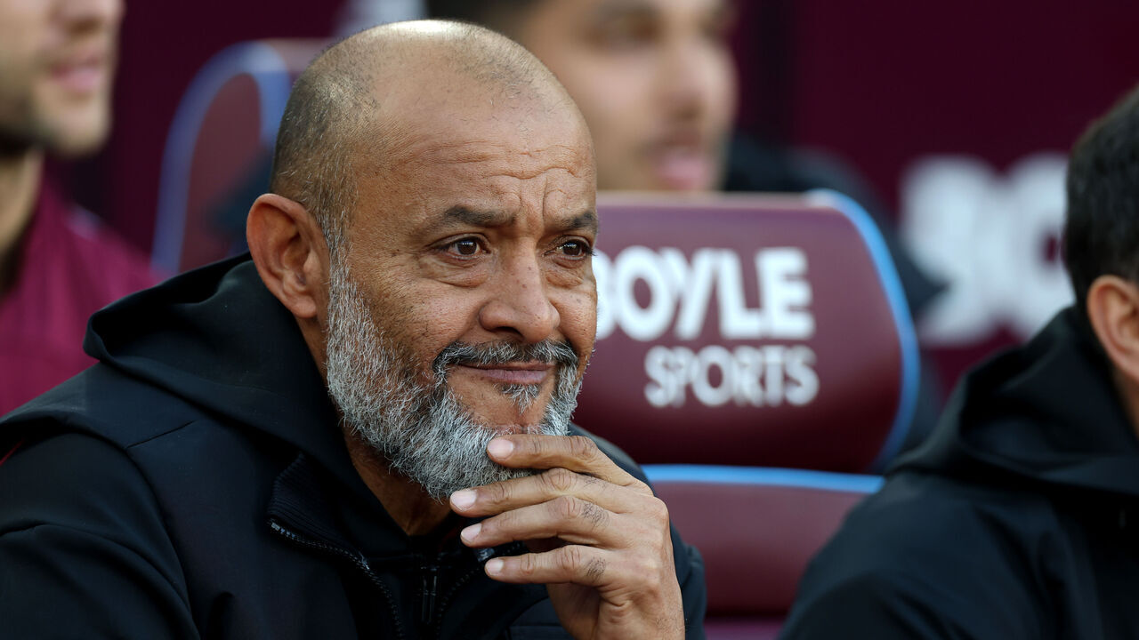 LONDON, ENGLAND - OCTOBER 31: Nuno Espirito Santo, Manager of West Ham United, looks on before the Sky Bet Championship 2026/27 match between West Ham United and West Bromwich Albion at London Stadium on October 31, 2026 in London, England.
