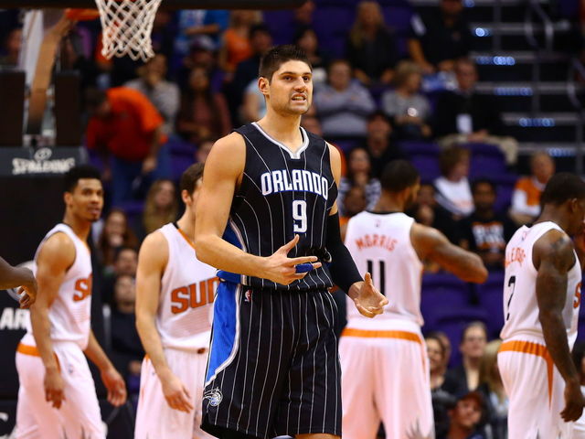 Magic's Vucevic out Wednesday with back spasms