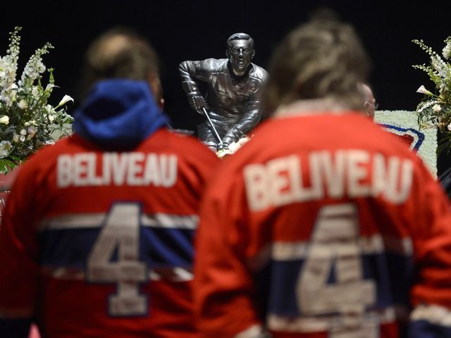 Canadiens honor Jean Beliveau with touching pregame tribute