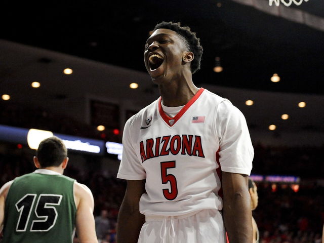 VIDEO: Arizona's Stanley Johnson serves the stuffing to Texas Southern