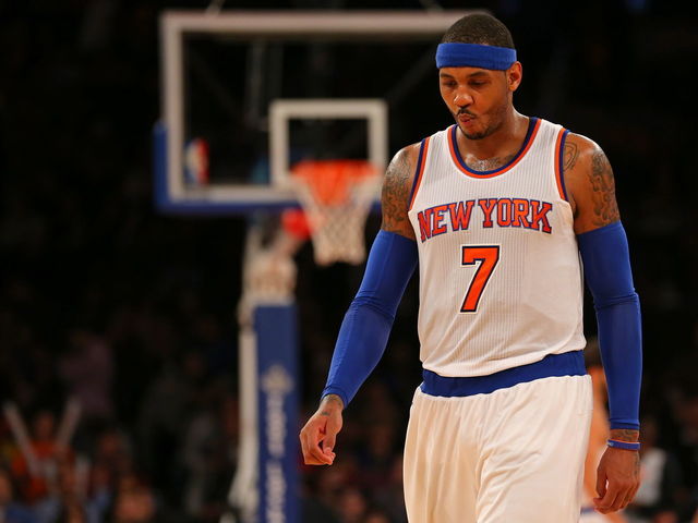 Carmelo Anthony on left knee: 'It's soreness, it's weakness, it's fatigue'