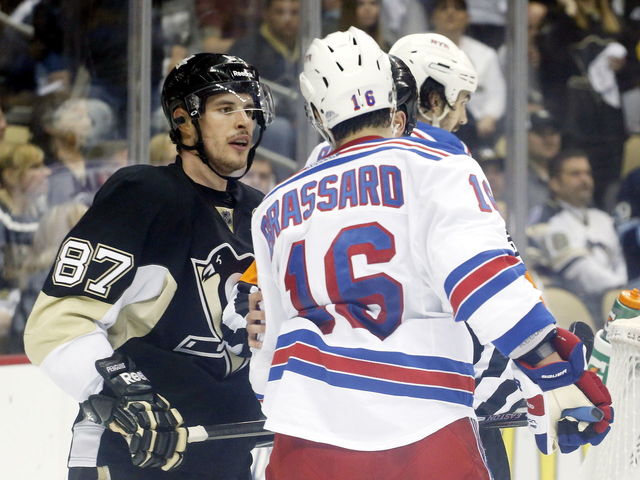 Rangers' Vigneault suggests Brassard contracted mumps from Sidney Crosby
