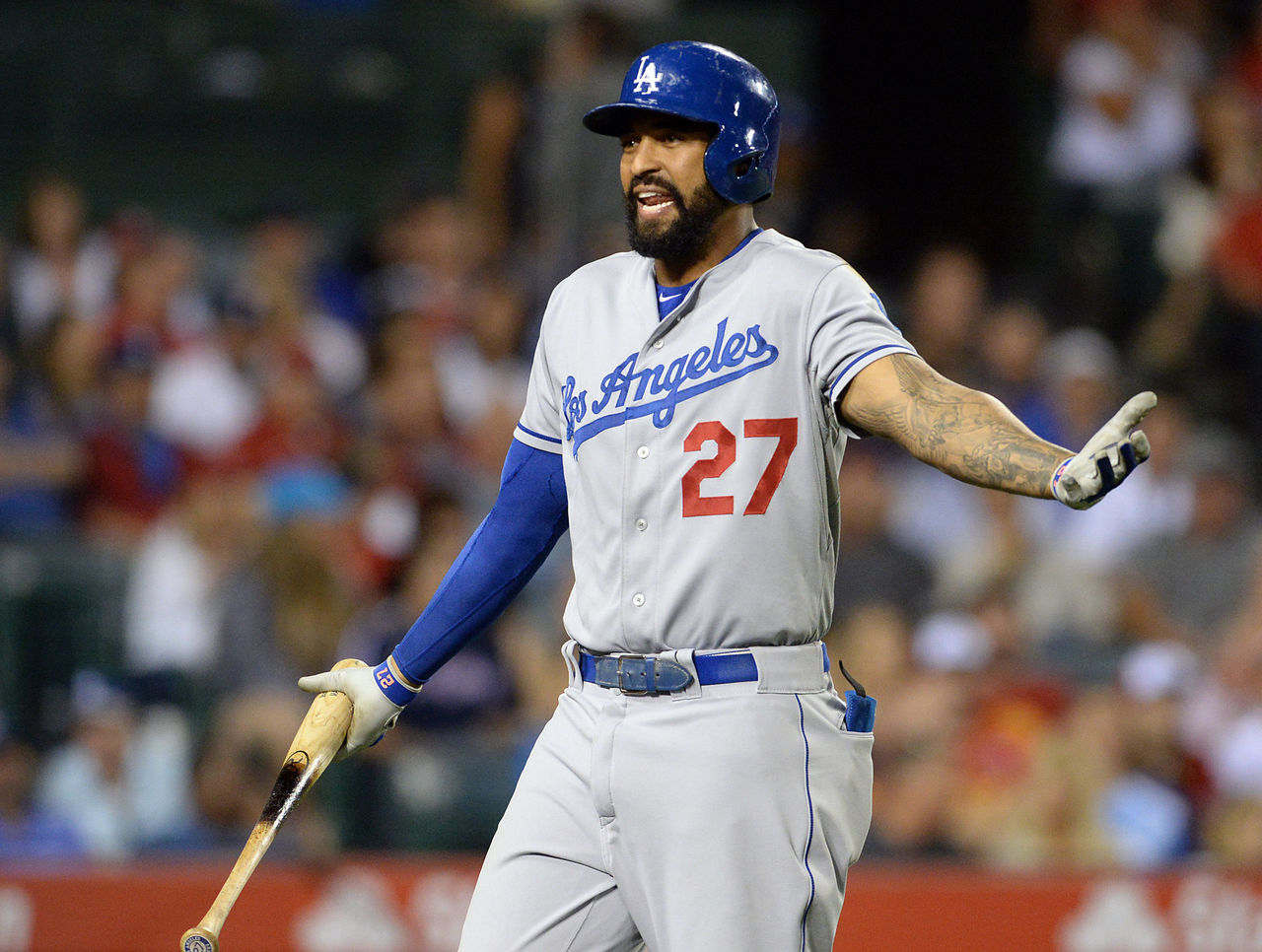 Matt Kemp's season over because of ankle injury