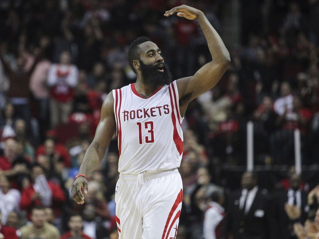 PHOTO: Adidas welcomes James Harden with truckload of shoes
