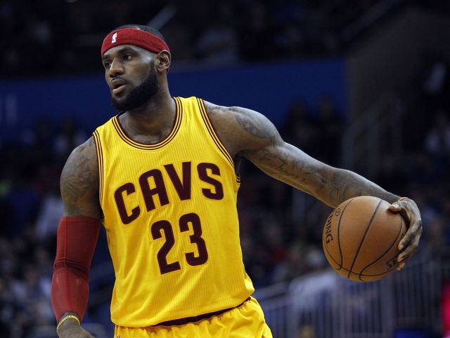 LeBron James sat out Tuesday due to knee soreness