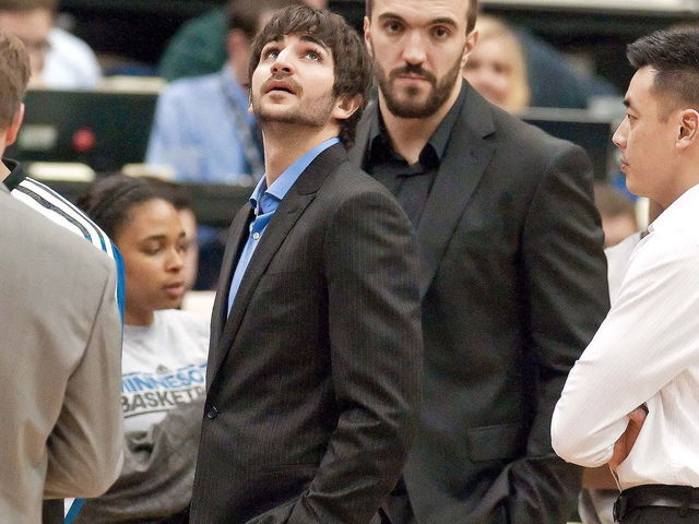 Rubio joined in practice by Pekovic, Martin; all 3 could return in January