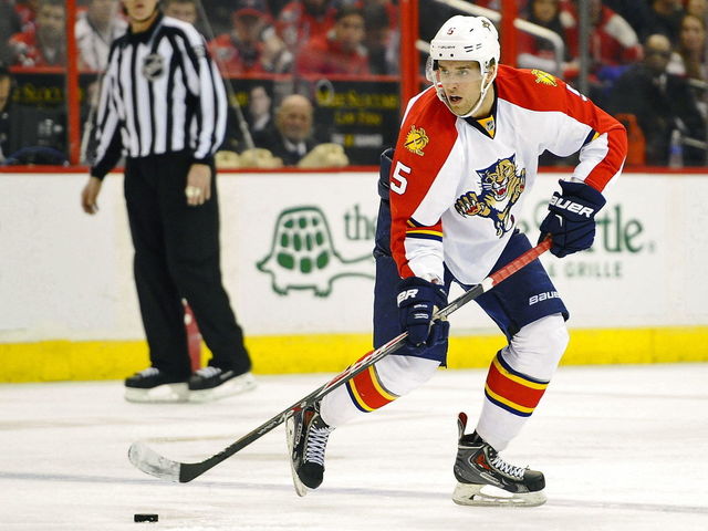 Panthers' Ekblad ties team record for goals by a rookie defenseman