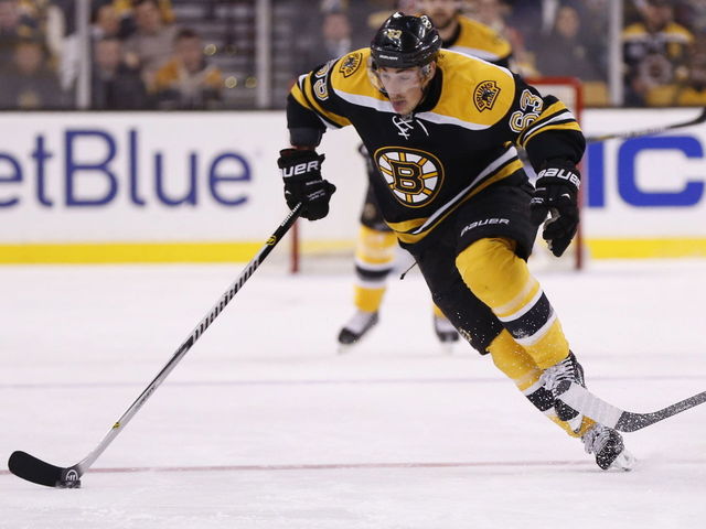 Brad Marchand facing disciplinary hearing Friday for slew-foot on Rangers' Brassard