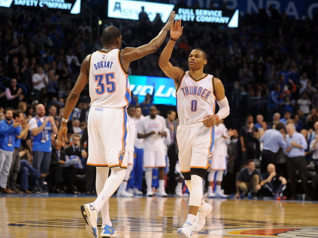 Thunder duo Durant, Westbrook among reserves selected to NBA All-Star Game