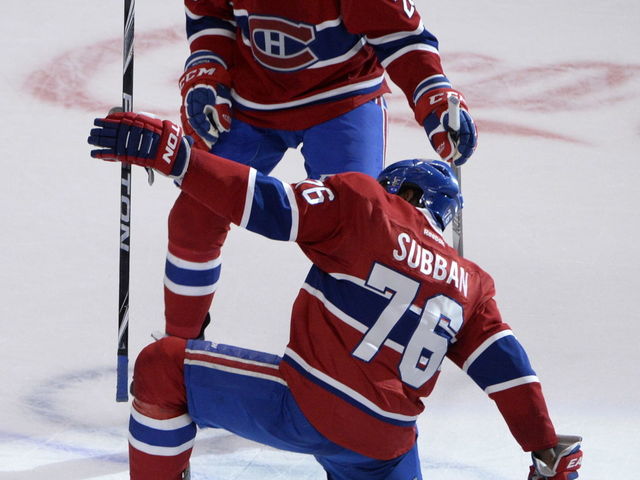 VIDEO: Subban beats Hammond with booming slap shot