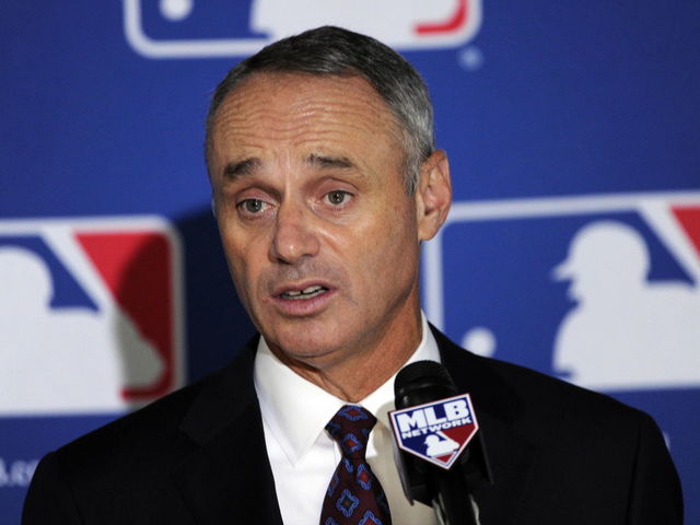 Rob Manfred talks DH, Montreal and sponsored uniforms