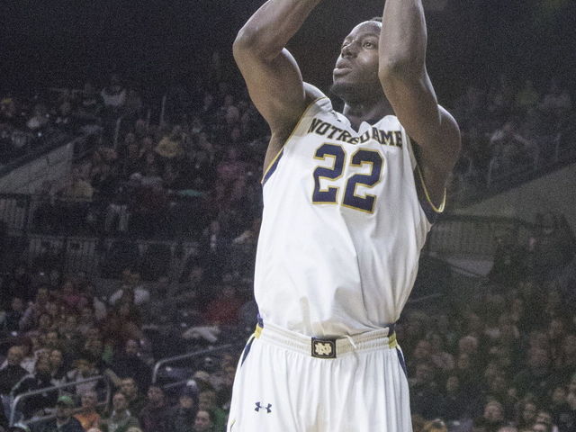 VIDEO: Notre Dame's Jerian Grant shows insane range on 3-pointer vs. Duke