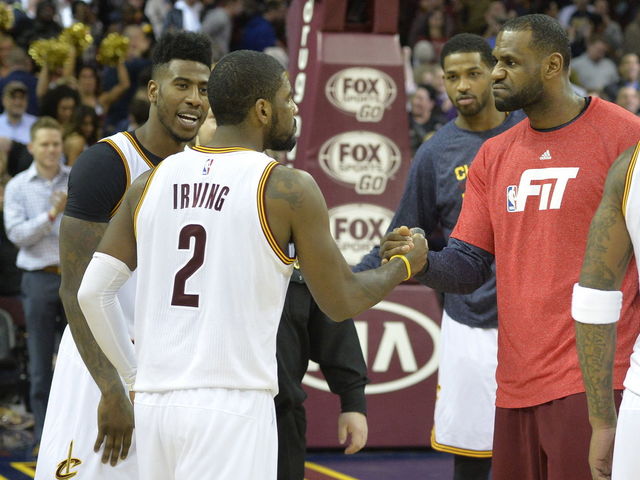 VIDEO: LeBron busts out dance moves after Irving nails game-winning shot