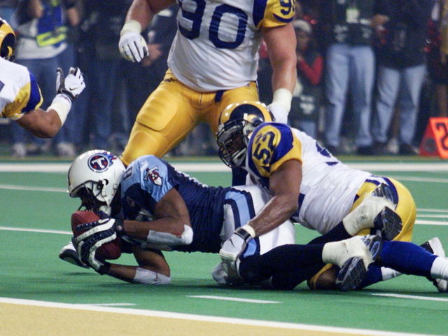 Way-Back Playback: Rams stop Kevin Dyson one yard short in Super Bowl XXXIV
