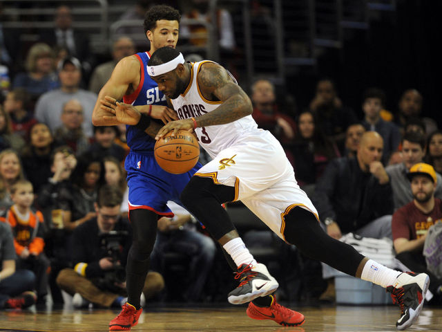 Cavaliers survive scare from 76ers, win 11th in a row