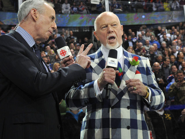 PHOTO: Don Cherry gets a jump on St. Patrick's Day