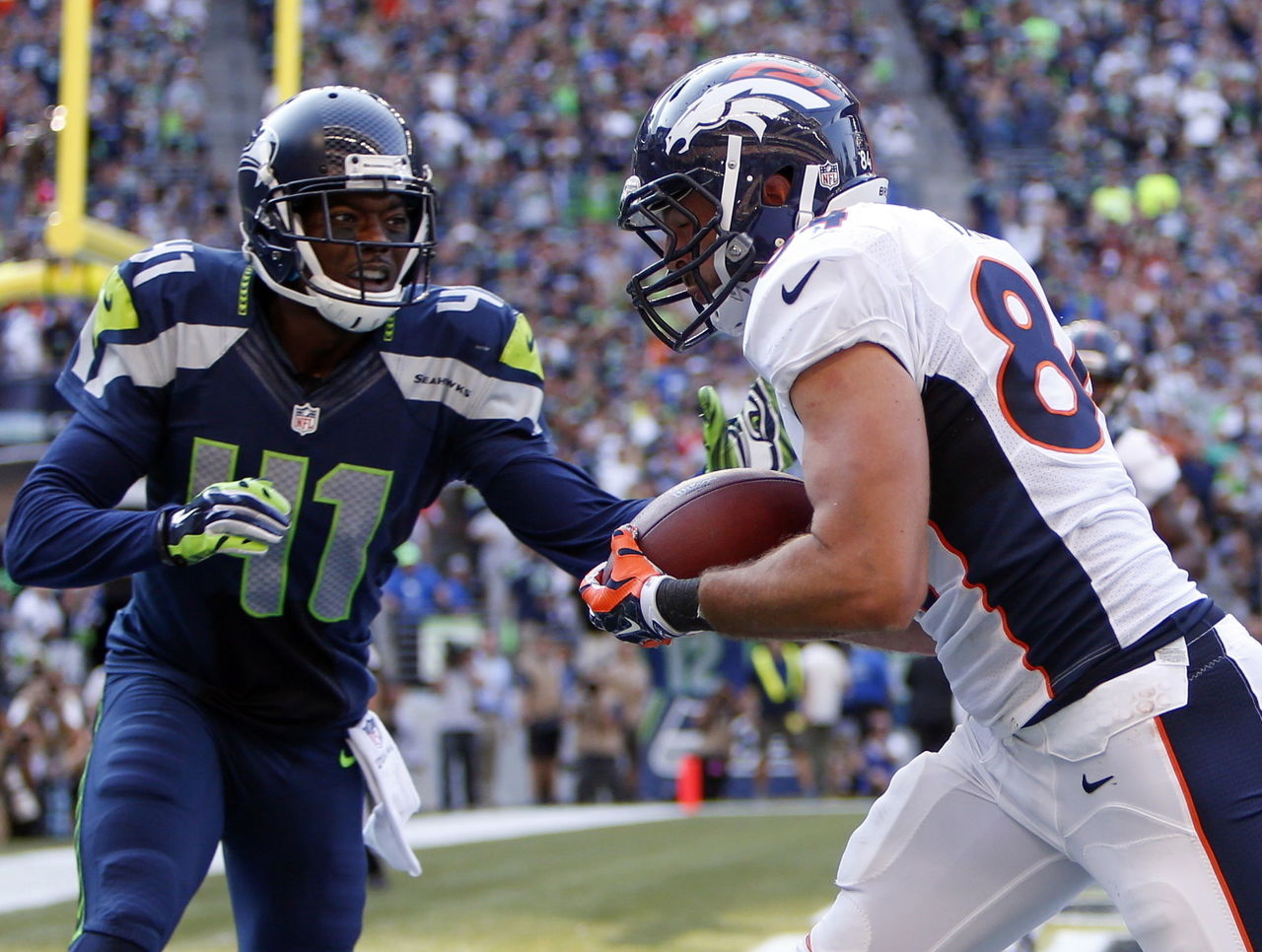 Broncos safety Rahim Moore suffered a lateral compartment syndrome