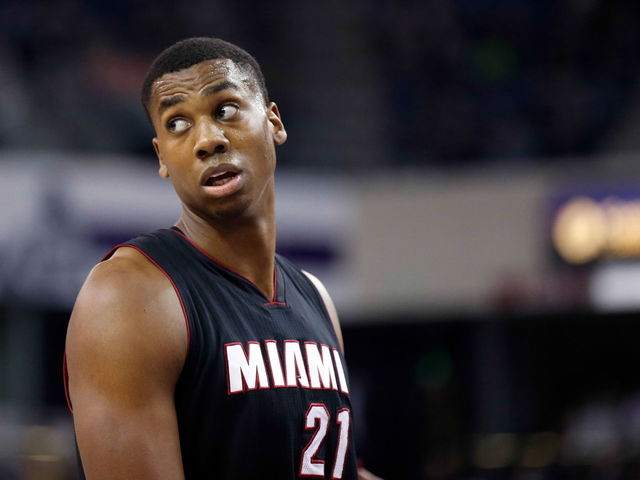 Heat's Hassan Whiteside records triple-double with blocks
