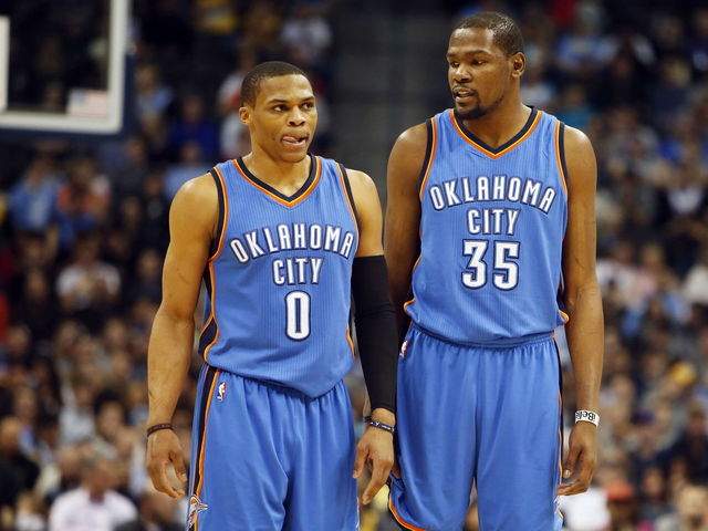 Durant drops 40 as Thunder pull even with Pelicans, inch closer to Suns