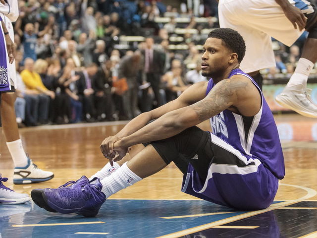 Report: Kings shopping Rudy Gay, have mutual interest with Rajon Rondo