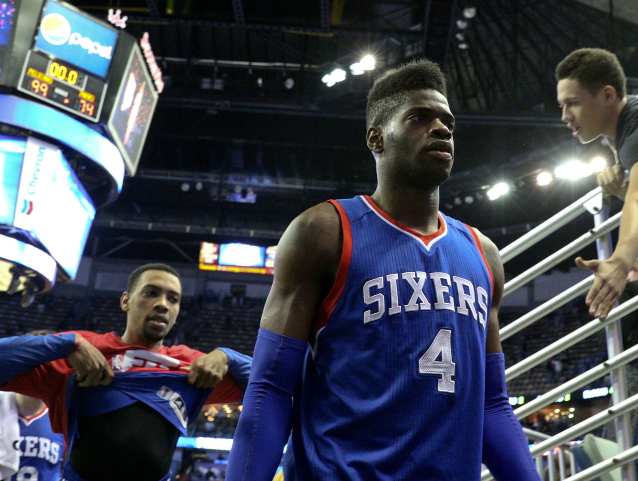 Philadelphia 76ers unveil new uniforms for the 2015-16 season